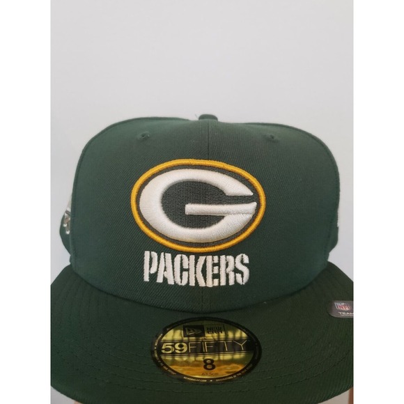 Green Bay Packers Hat Cap Super Bowl XXXI 31 Size 8 59Fifty Green New Era